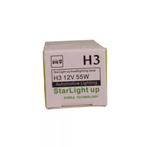 لامپ هالوژن H3 سیم دار استارلایت 55W