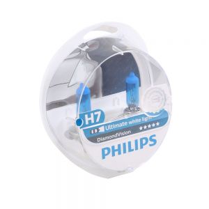 لامپ دوخار H7 فیلیپس 55W یخی