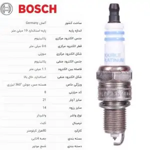 شمع Bosch 8118 سوزنی جک s5